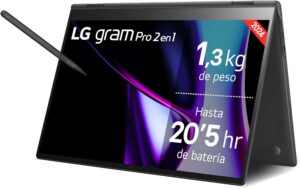 LG Gram Pro 2 en 1 16T90SP-K.AA75B